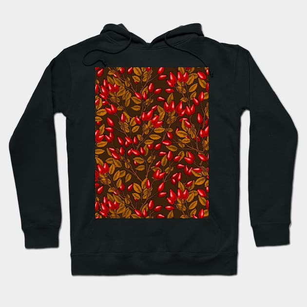 Rose hips 2 Hoodie by katerinamk